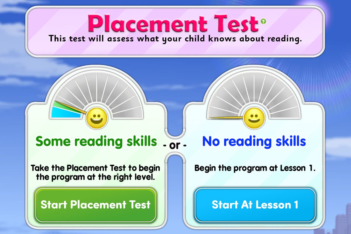 The Reading Eggs Placement Test ensures your child is provided with a personalised learning journey.