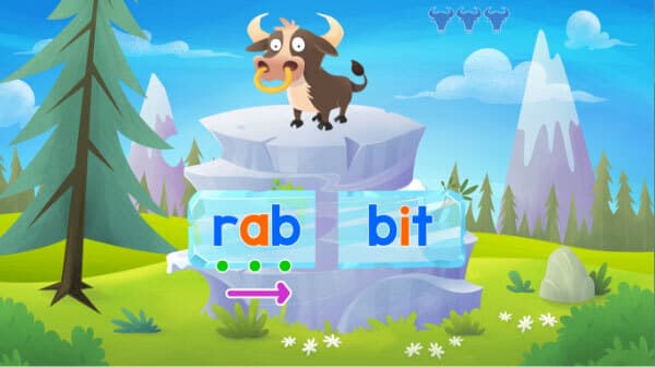 Systematic synthetic phonics lesson in Fast Phonics